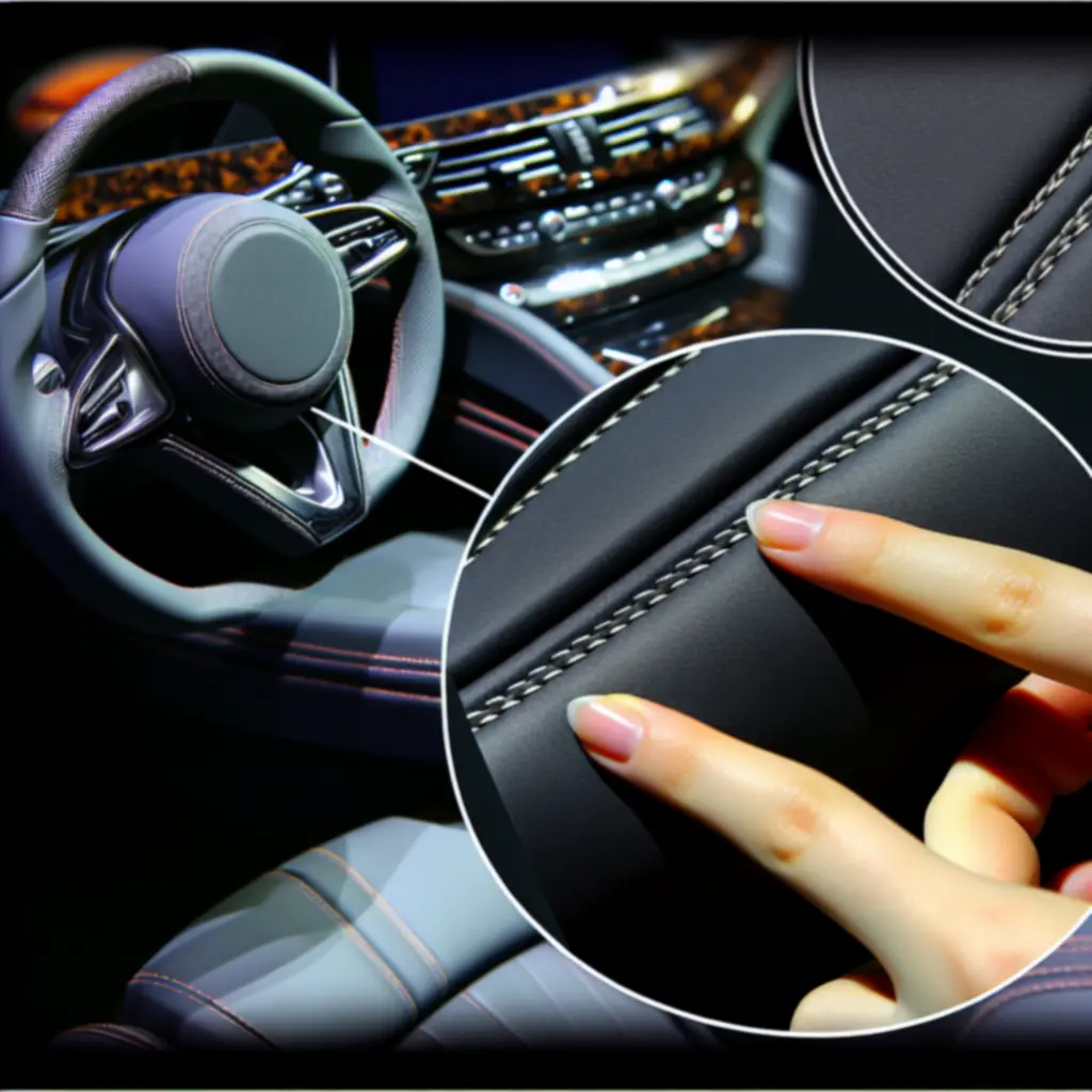 Interakcja z klientem wewnątrz luksusowego pojazdu