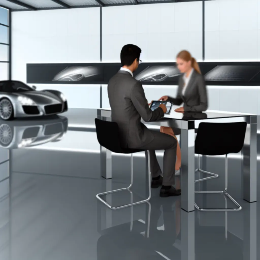 Konsultacja finansowa w luksusowym salonie