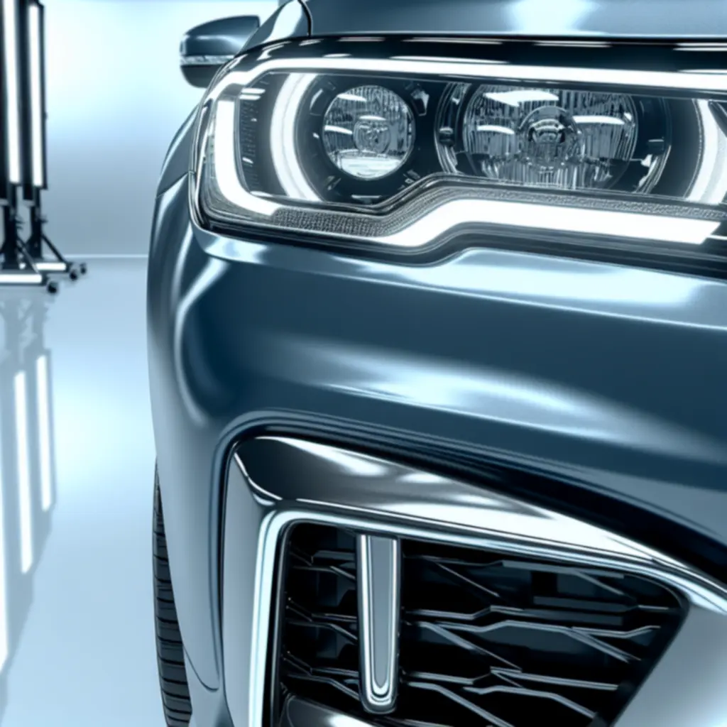 Detale przy odbiorze samochodu premium